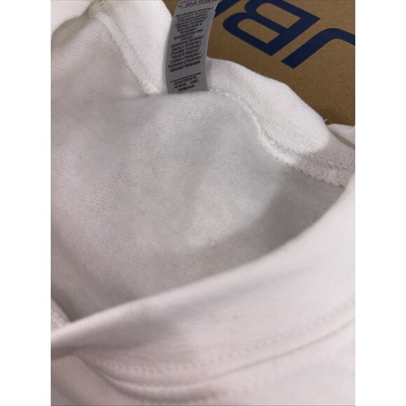 Gildan 18000 Heavy Blend Crewneck Sweatshirt Pullover Sizes Large White - Picture 5 of 7